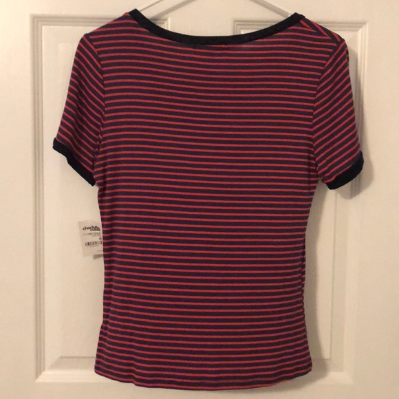 5 for $20!!BUNDLE AND SAVE.Red/ navy striped top - Picture 2 of 2